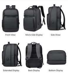 Rygsæk med stor kapacitet til rejser